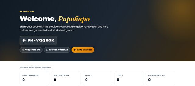 The Papohapo Partner Hub